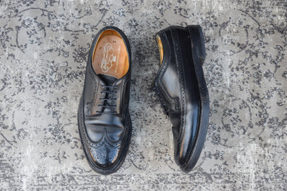 FLORSHEIM フローシャイム Kenmoor ケンムーア ウイング 外羽根 黒 ブラック BLACK US8.5 / 26.5cm【W2807】