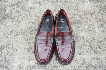 Church's チャーチ 4都市 Coin Loafer コインローファー ビーフロール 赤茶 バーガンディー UK8.5F / 27.0cm相当【W3559】