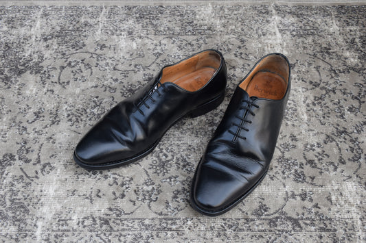 Berwick バーウィック 1560 ホールカット 5アイレット ダイナイトソール 黒 ブラック UK9 / 28.5cm【W3391】