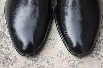 【良品】Crockett&Jones / クロケットアンドジョーンズ 60~70年代 WINSTON3 ウィンストン サイドエラスティック サイドゴア 黒 ブラック UK7.5 / 26.0cm【W3420】