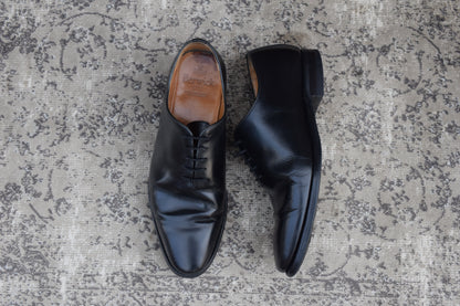 Berwick バーウィック 1560 ホールカット 5アイレット ダイナイトソール 黒 ブラック UK9 / 28.5cm【W3391】