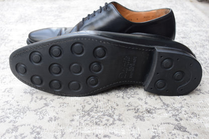 Berwick バーウィック 1560 ホールカット 5アイレット ダイナイトソール 黒 ブラック UK9 / 28.5cm【W3391】