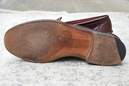 Church's チャーチ 4都市 Coin Loafer コインローファー ビーフロール 赤茶 バーガンディー UK8.5F / 27.0cm相当【W3559】