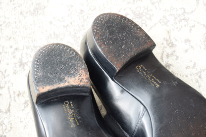 【良品】Crockett&Jones / クロケットアンドジョーンズ 60~70年代 WINSTON3 ウィンストン サイドエラスティック サイドゴア 黒 ブラック UK7.5 / 26.0cm【W3420】