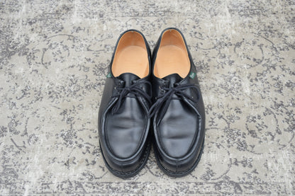 【美品】Paraboot パラブーツ MICHAEL ミカエル チロリアン 黒 ブラック 43 / 27.5cm〜28.0cm【Ｗ3562】