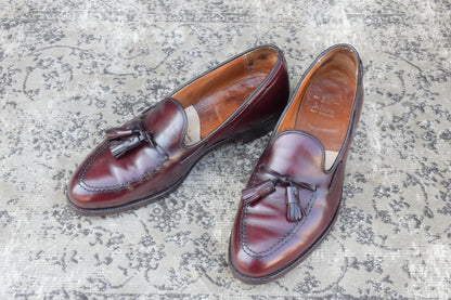 【リフト交換済み】ALDEN オールデン 663 タッセルローファー 赤茶 バーガンディ US10.5 / 28.5cm B/D【W3380】