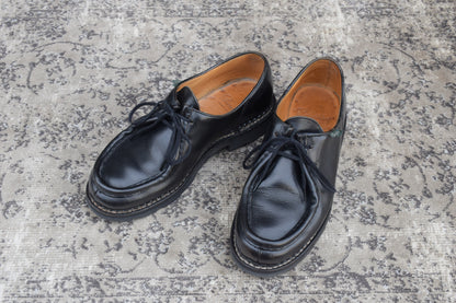 Paraboot パラブーツ MICHAEL ミカエル チロリアンシューズ 黒 ブラック EU39 / 24.5cm〜25.0cm【W3394】