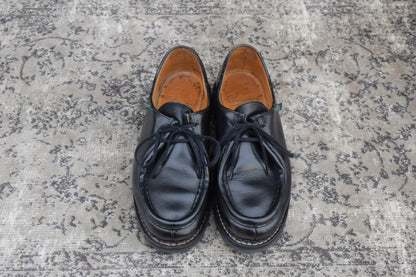 Paraboot パラブーツ MICHAEL ミカエル チロリアンシューズ 黒 ブラック EU39 / 24.5cm〜25.0cm【W3394】