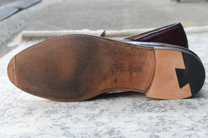 【リフト交換済み】ALDEN オールデン 663 タッセルローファー 赤茶 バーガンディ US10.5 / 28.5cm B/D【W3380】