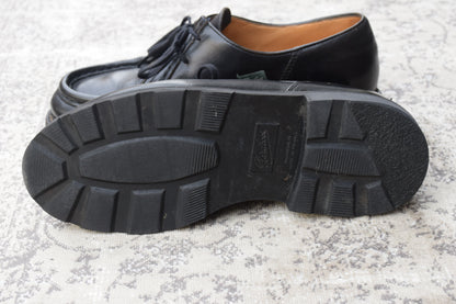 Paraboot パラブーツ MICHAEL ミカエル チロリアンシューズ 黒 ブラック EU39 / 24.5cm〜25.0cm【W3394】