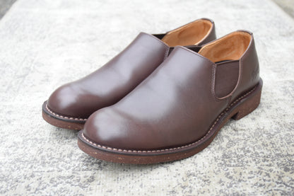 【極美品】Danner ダナー D212111 CARMAN カーマン ローカット サイドゴア 茶 ブラウン US9 / 27.0cm【W3563】