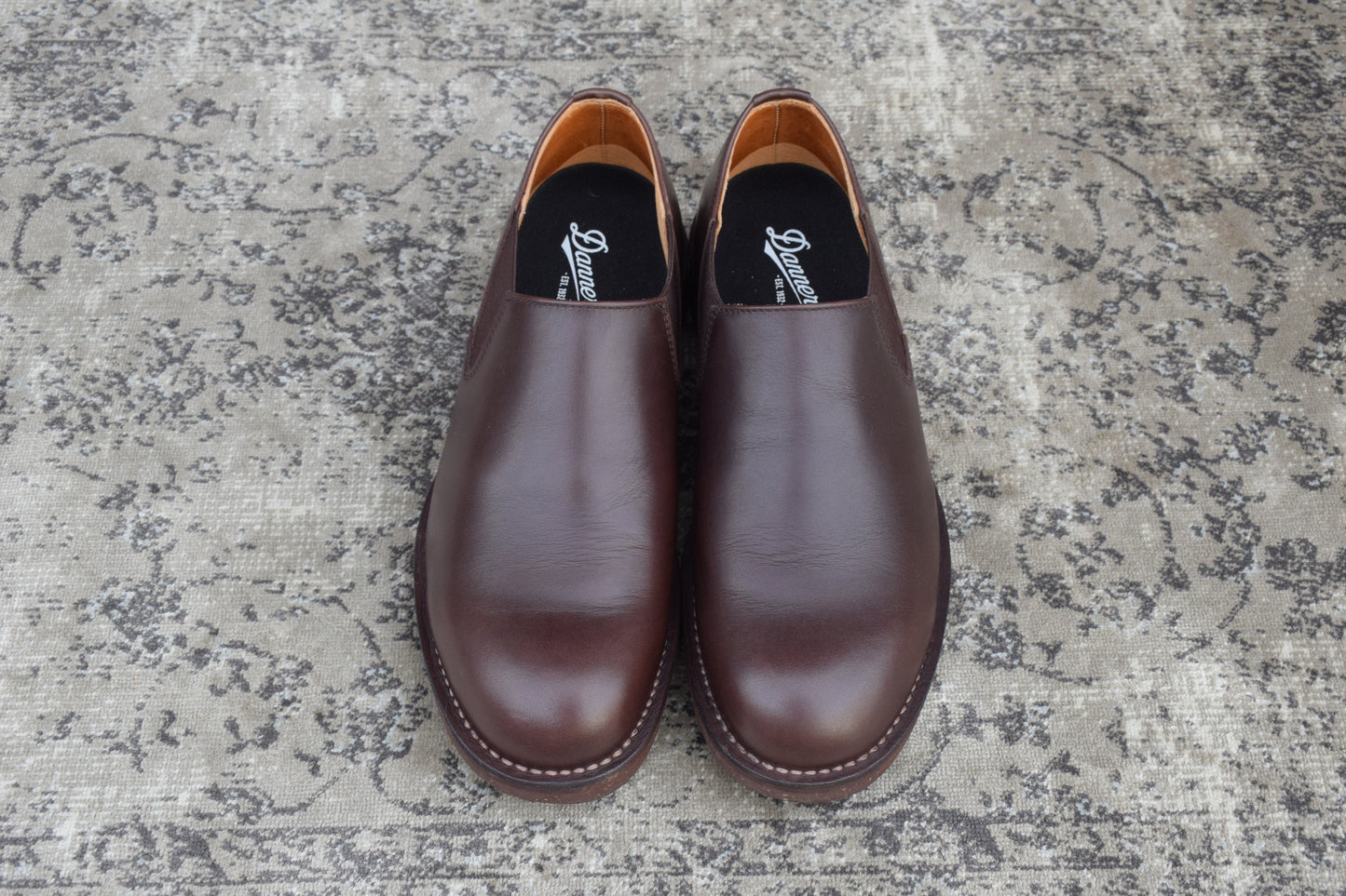 【極美品】Danner ダナー CARMAN カーマン D212111 サイドゴア ショートカット 濃茶 ダークブラウン US8.5 / 26.5cm【W3395】