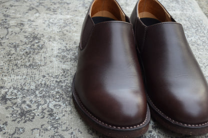 【極美品】Danner ダナー CARMAN カーマン D212111 サイドゴア ショートカット 濃茶 ダークブラウン US8.5 / 26.5cm【W3395】