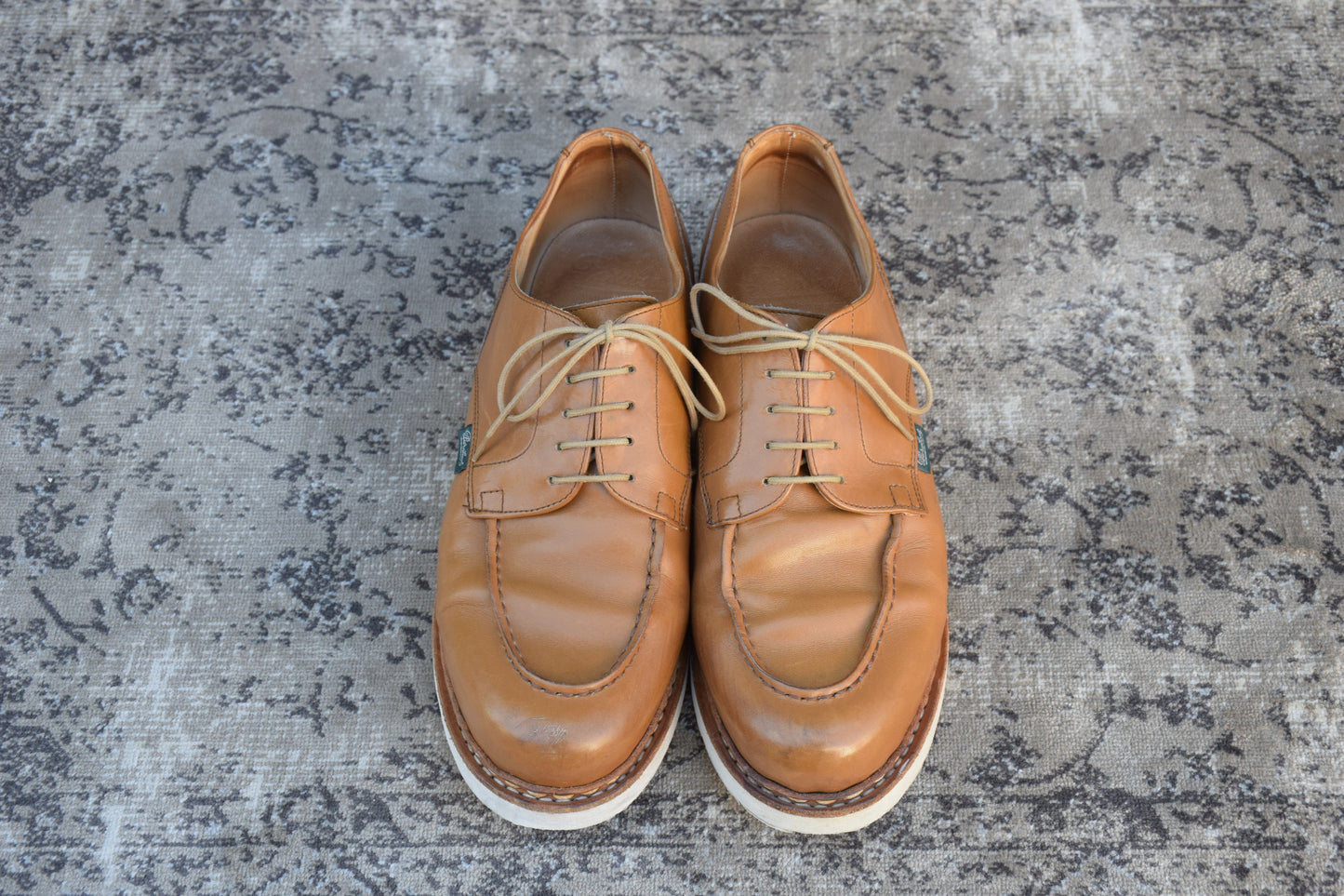 PARABOOT パラブーツ × BEAUTY&YOUTH ビューティーアンドユース CHAMBORD シャンボード Uチップ 外羽根 茶 ライトブラウンUK7.5 / 26cm【W2653】