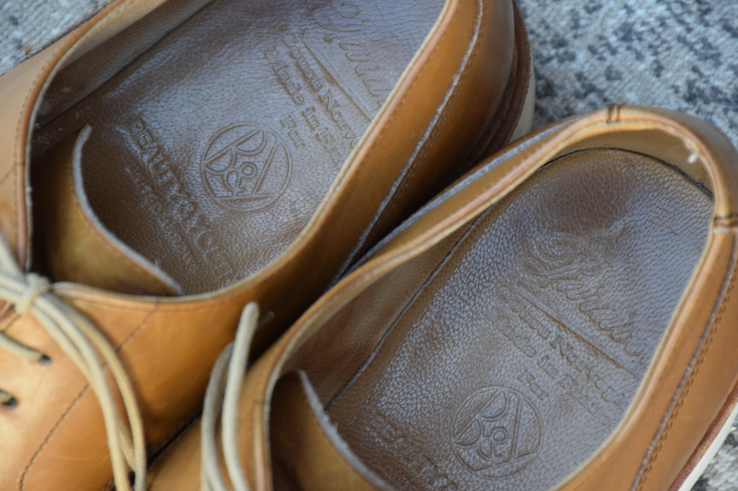 PARABOOT パラブーツ × BEAUTY&YOUTH ビューティーアンドユース CHAMBORD シャンボード Uチップ 外羽根 茶 ライトブラウンUK7.5 / 26cm【W2653】