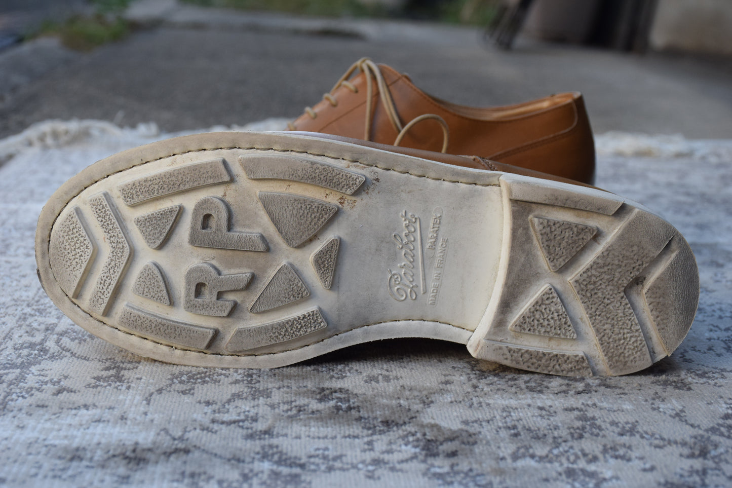 PARABOOT パラブーツ × BEAUTY&YOUTH ビューティーアンドユース CHAMBORD シャンボード Uチップ 外羽根 茶 ライトブラウンUK7.5 / 26cm【W2653】