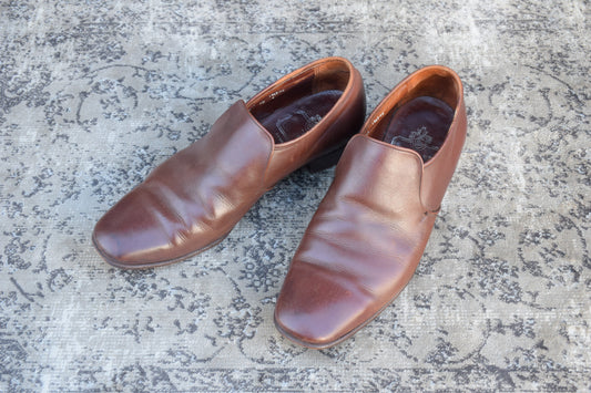 【旧ロゴ】Crockett&Jones クロケットアンドジョーンズ スリッポン ローファー UK10 / 28.5cm【W2518】