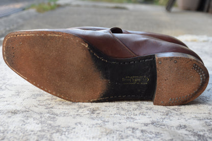 【旧ロゴ】Crockett&Jones クロケットアンドジョーンズ スリッポン ローファー UK10 / 28.5cm【W2518】