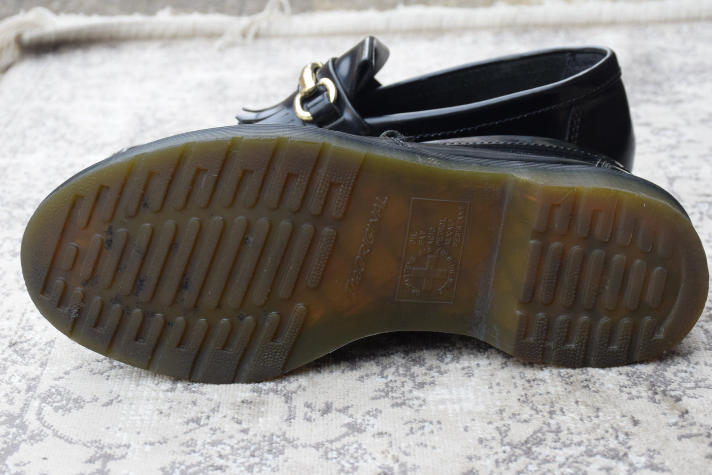 Dr.Martens ドクターマーチン ADRIAN SNAFFLE エイドリアン スナッフル ビットローファー 黒 ブラック UK6相当 / 25cm相当【W3398】