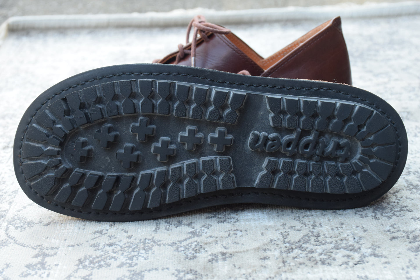 【美品】Trippen トリッペン Haferl ハーフェル コンフォートシューズ 茶 ブラウン 37 / 23.5〜24.0cm【W3384】