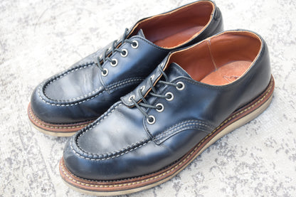 RED WING / Red Wing / 8106 / Classic Work Oxford Moccasins, U-tip, Wingtip, Black, US 8.5 / UK 7.5 / 26.5cm [W3427]