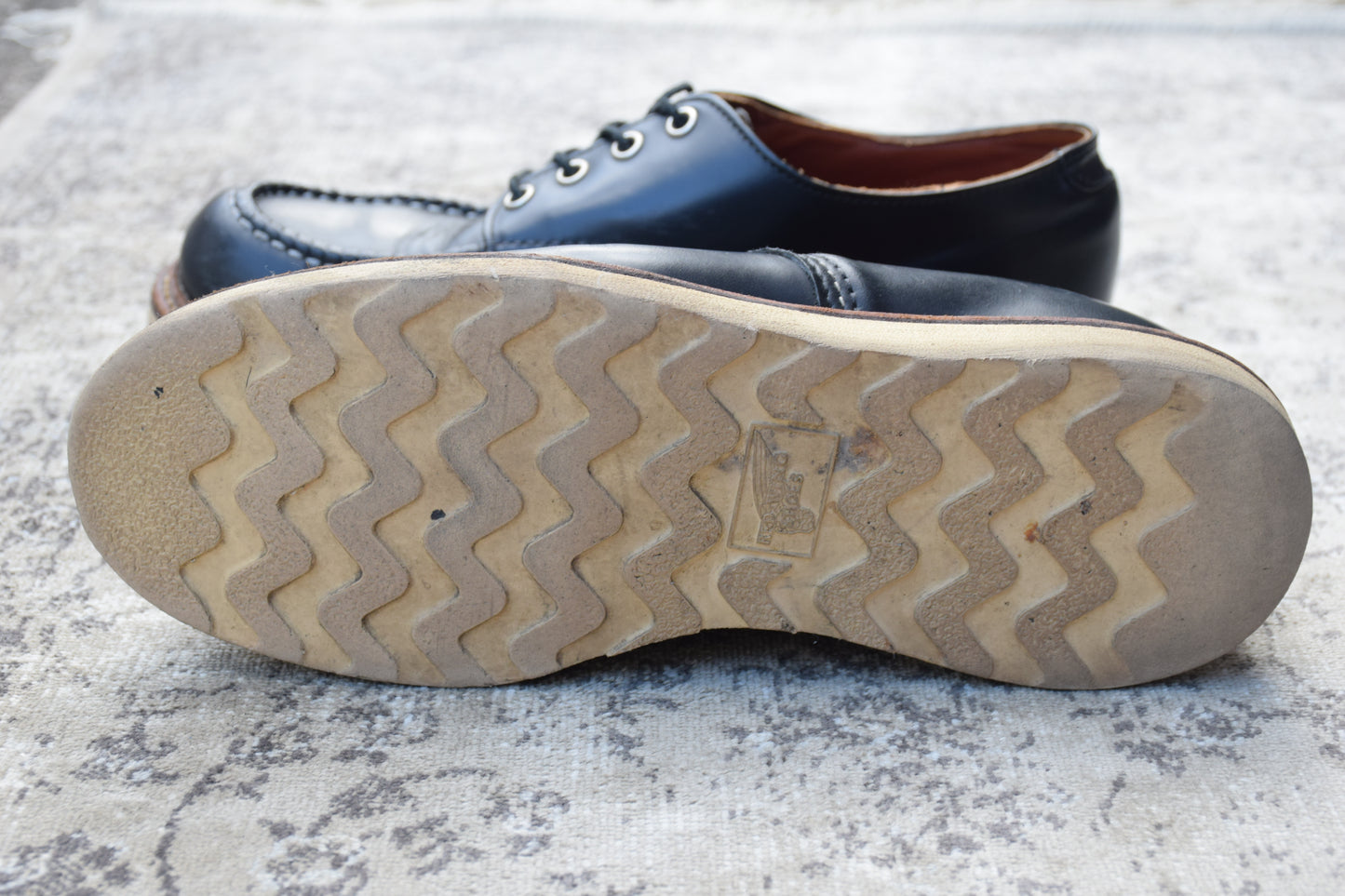 RED WING / Red Wing / 8106 / Classic Work Oxford Moccasins, U-tip, Wingtip, Black, US 8.5 / UK 7.5 / 26.5cm [W3427]