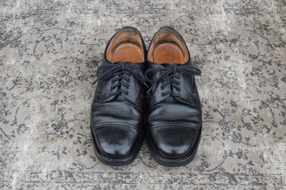 【リフト交換済み】JOSEPH CHEANEY&SONS ジョセフチーニーアンドサンズ KENGON ⅡR ケンゴン 2R ストレート 外羽根 グレインレザー 黒 ブラック UK6.5 / 25.5cm【W3403】