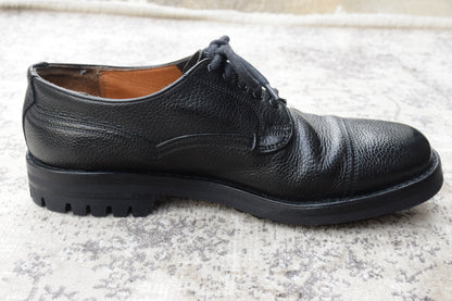 【リフト交換済み】JOSEPH CHEANEY&SONS ジョセフチーニーアンドサンズ KENGON ⅡR ケンゴン 2R ストレート 外羽根 グレインレザー 黒 ブラック UK6.5 / 25.5cm【W3403】