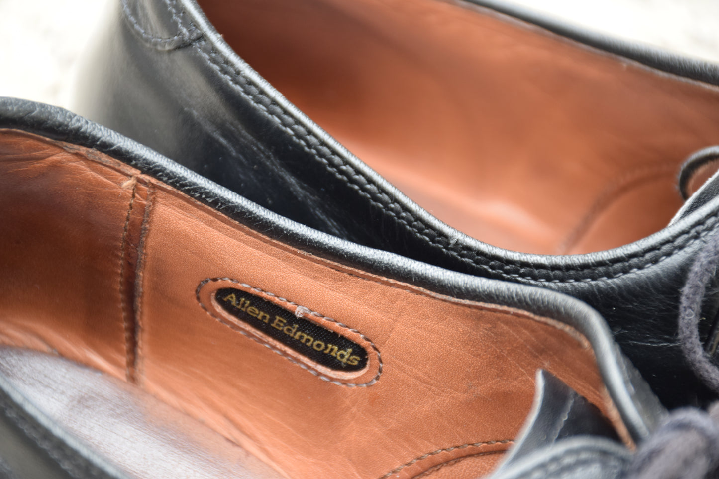 Allen Edmonds Park Avenue Straight Leg Boots, Black, Wingtip, Size US8.5 / 26.5cm, 3E [W3431]