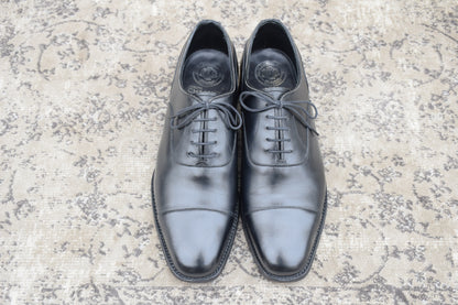 Excellent condition. Joseph Cheaney &amp; Sons 13326 EDIFICE exclusive straight-leg boots with inner wing, black, UK7 / 25.5cm [W3432]