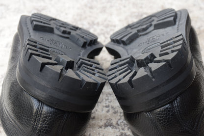 【リフト交換済み】JOSEPH CHEANEY&SONS ジョセフチーニーアンドサンズ KENGON ⅡR ケンゴン 2R ストレート 外羽根 グレインレザー 黒 ブラック UK6.5 / 25.5cm【W3403】