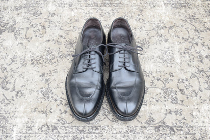 Jalan Sriwijaya Edward 98653 V-Tip Boots with Wingtip, Black, Size UK7.5 / 26cm (W3433) - Lift Replaced.