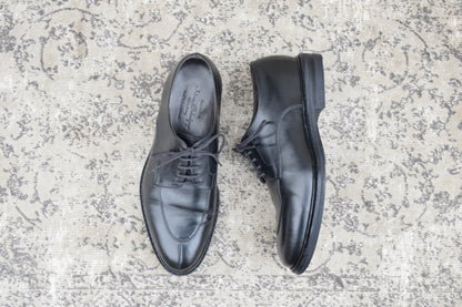 Jalan Sriwijaya Edward 98653 V-Tip Boots with Wingtip, Black, Size UK7.5 / 26cm (W3433) - Lift Replaced.