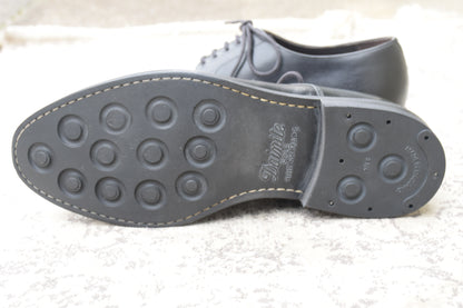 Jalan Sriwijaya Edward 98653 V-Tip Boots with Wingtip, Black, Size UK7.5 / 26cm (W3433) - Lift Replaced.