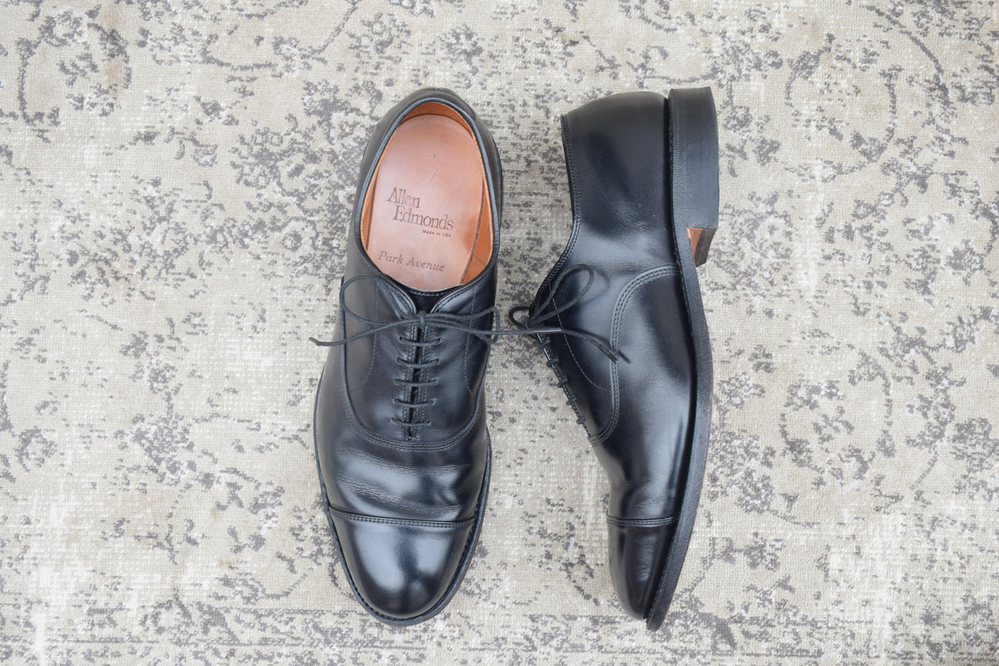 [Excellent Condition] Allen Edmonds Park Avenue Straight-leg Boots, Black, Size US8 C / 26cm [W3434]