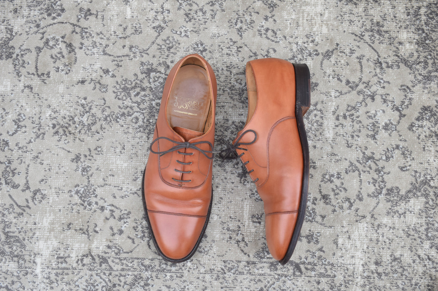 [Good Condition] Crockett &amp; Jones CONNAUGHT Straight-leg Boots, Brown, UK 8.5 / 27cm [W3435]