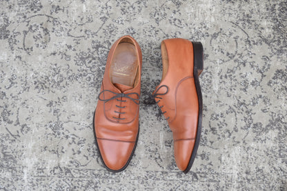 [Good Condition] Crockett &amp; Jones CONNAUGHT Straight-leg Boots, Brown, UK 8.5 / 27cm [W3435]