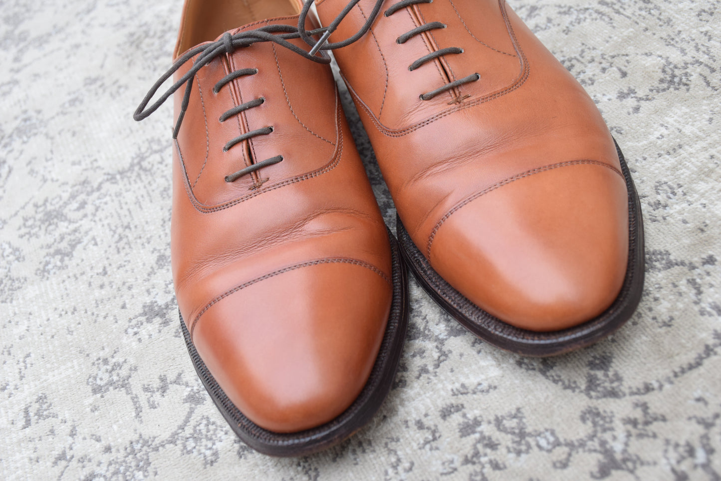 [Good Condition] Crockett &amp; Jones CONNAUGHT Straight-leg Boots, Brown, UK 8.5 / 27cm [W3435]