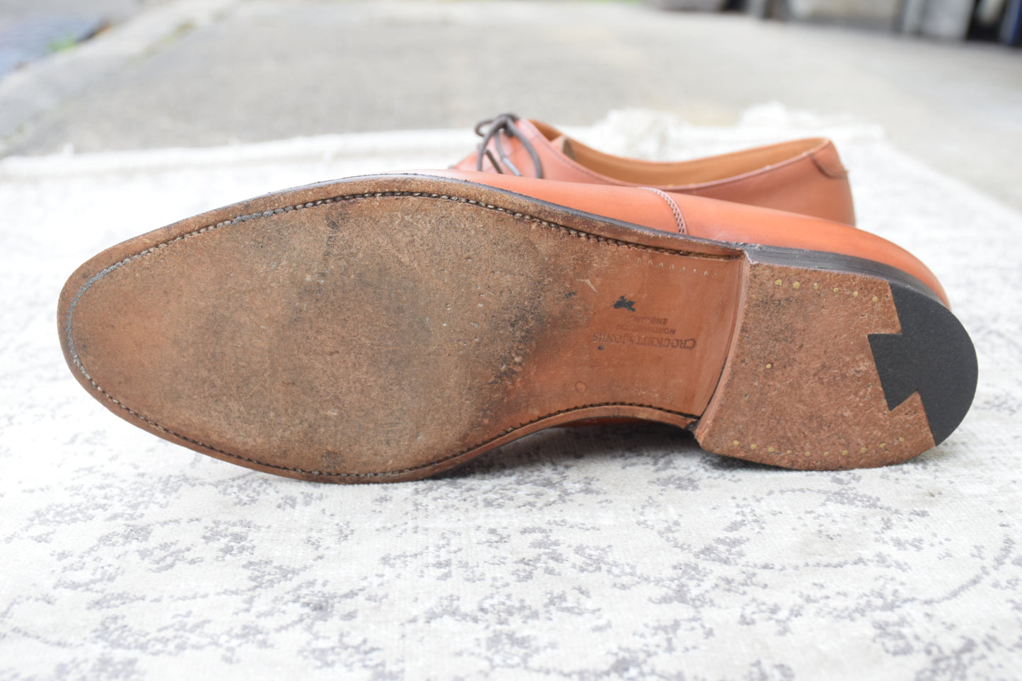 [Good Condition] Crockett &amp; Jones CONNAUGHT Straight-leg Boots, Brown, UK 8.5 / 27cm [W3435]