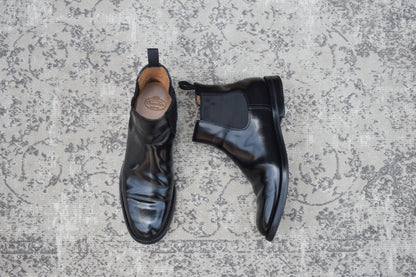 【大人の名作サイドゴアブーツ】Church's チャーチ Monmouth Wg モンマス Wg サイドゴアブーツ 黒 ブラック EU35.5 / 22.5cm【W3564】