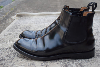 【大人の名作サイドゴアブーツ】Church's チャーチ Monmouth Wg モンマス Wg サイドゴアブーツ 黒 ブラック EU35.5 / 22.5cm【W3564】