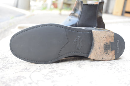 【大人の名作サイドゴアブーツ】Church's チャーチ Monmouth Wg モンマス Wg サイドゴアブーツ 黒 ブラック EU35.5 / 22.5cm【W3564】