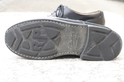 [Re-dyed] Paraboot CHAMBORD U-tip boots, black, UK7 / 25.5cm [W3441]