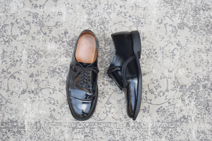 SANDERS サンダース MILITARY DERBY SHOE 1384B ミリタリー ダービー シューズ 黒 ブラック UK5.5 / 24.5cm【W3567】