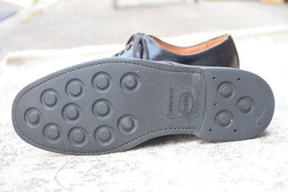 SANDERS サンダース MILITARY DERBY SHOE 1384B ミリタリー ダービー シューズ 黒 ブラック UK5.5 / 24.5cm【W3567】