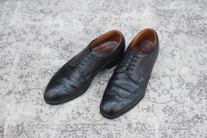 【2都市 旧旧チャーチ】Church's チャーチ ウイング 外羽根 黒 ブラック UK5.5相当 / 24.0cm【W3570】