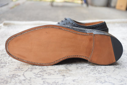 【2都市 旧旧チャーチ】Church's チャーチ ウイング 外羽根 黒 ブラック UK5.5相当 / 24.0cm【W3570】