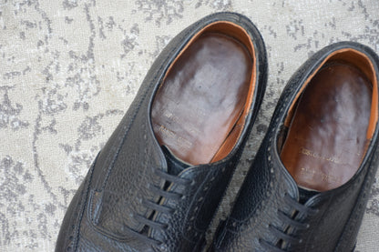 【2都市 旧旧チャーチ】Church's チャーチ ウイング 外羽根 黒 ブラック UK5.5相当 / 24.0cm【W3570】