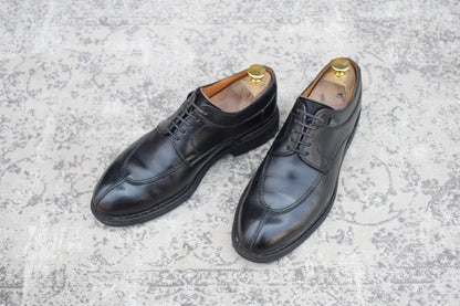 Paraboot パラブーツ AVIGNON アヴィニョン Uチップ 外羽根 黒 ブラック UK6.5 / 25.0cm【Ｗ3572】