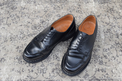 【良品】Berwick 1707 バーウィック 4477 Uチップ 外羽根 ダイナイトソール 黒 ブラック UK7 / 26cm【W3408】